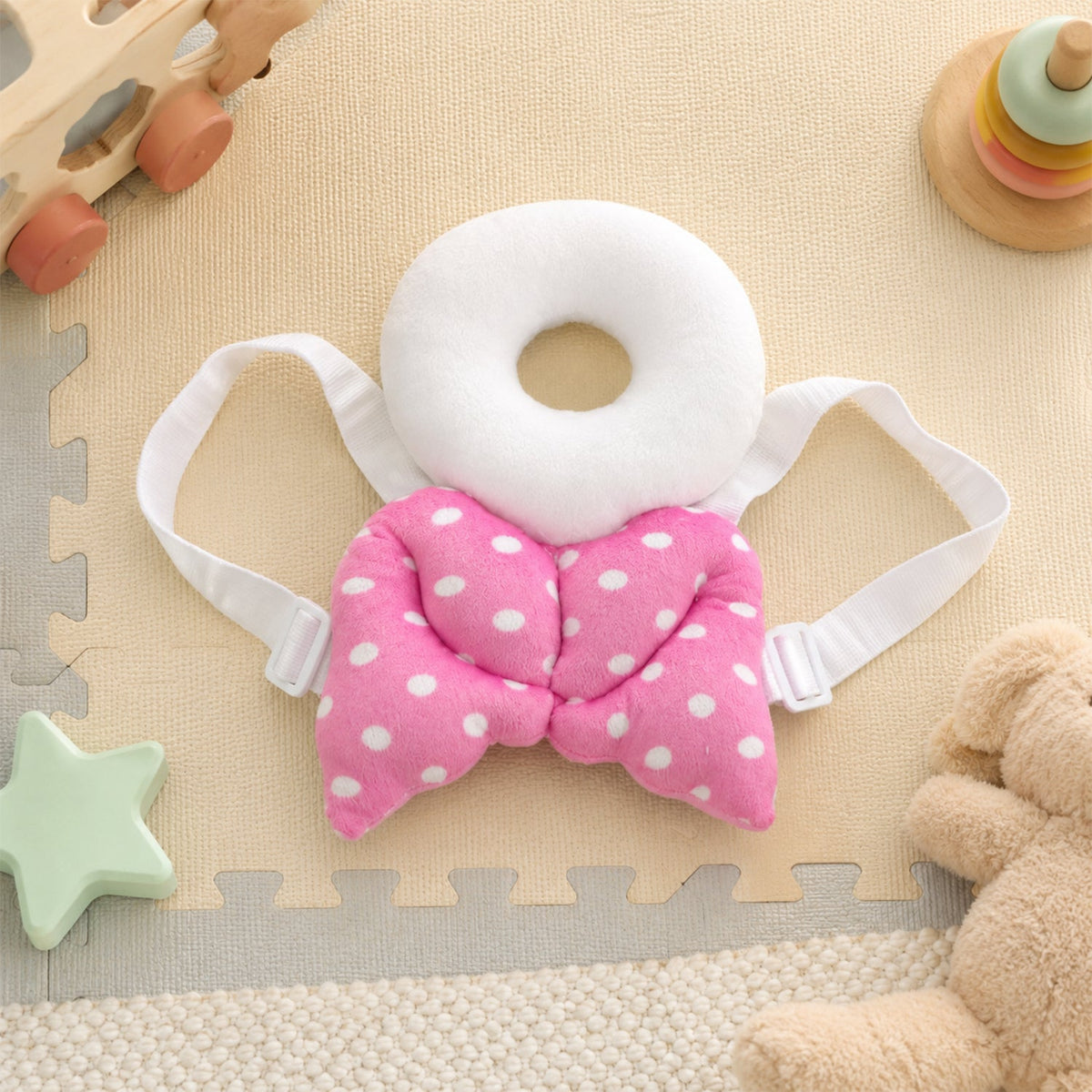 Baby Head Protector – Soft Safety Pad for Toddlers – close-up