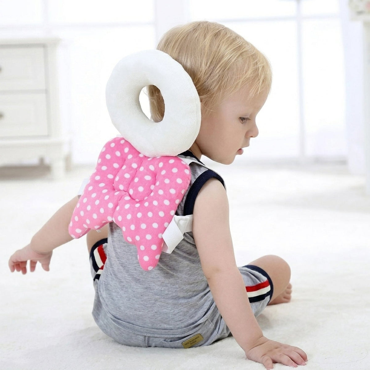 Baby Head Protector – Soft Safety Pad for Toddlers – detail view