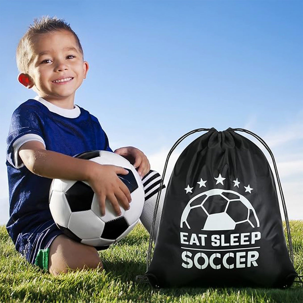 Drawstring Sport Backpack – Durable & Water-Resistant – detail view