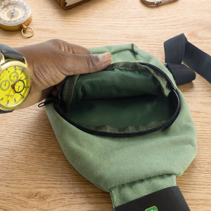Compact crossbody sling bag for phone, wallet and essentials