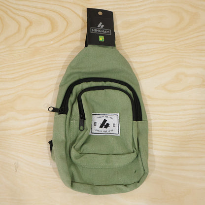 Kids Multi Pocket Sling Crossbody Chest Bag Canvas Bag for Little Boys Girls (1 Pc)