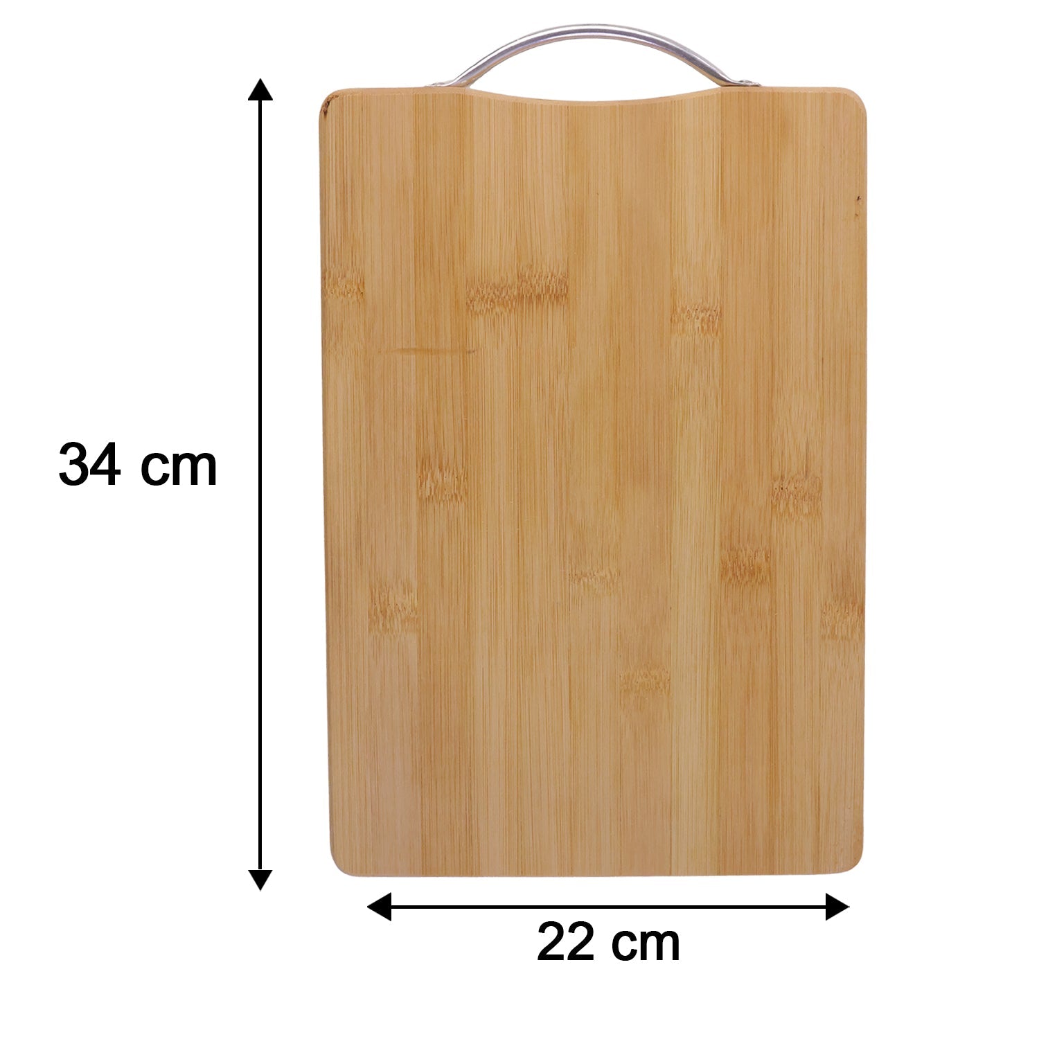 Durable cutting board with bamboo spatula, spoon and turner