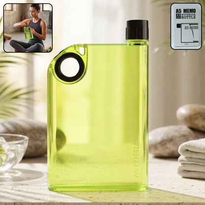A5 memo slim water bottle 420ml