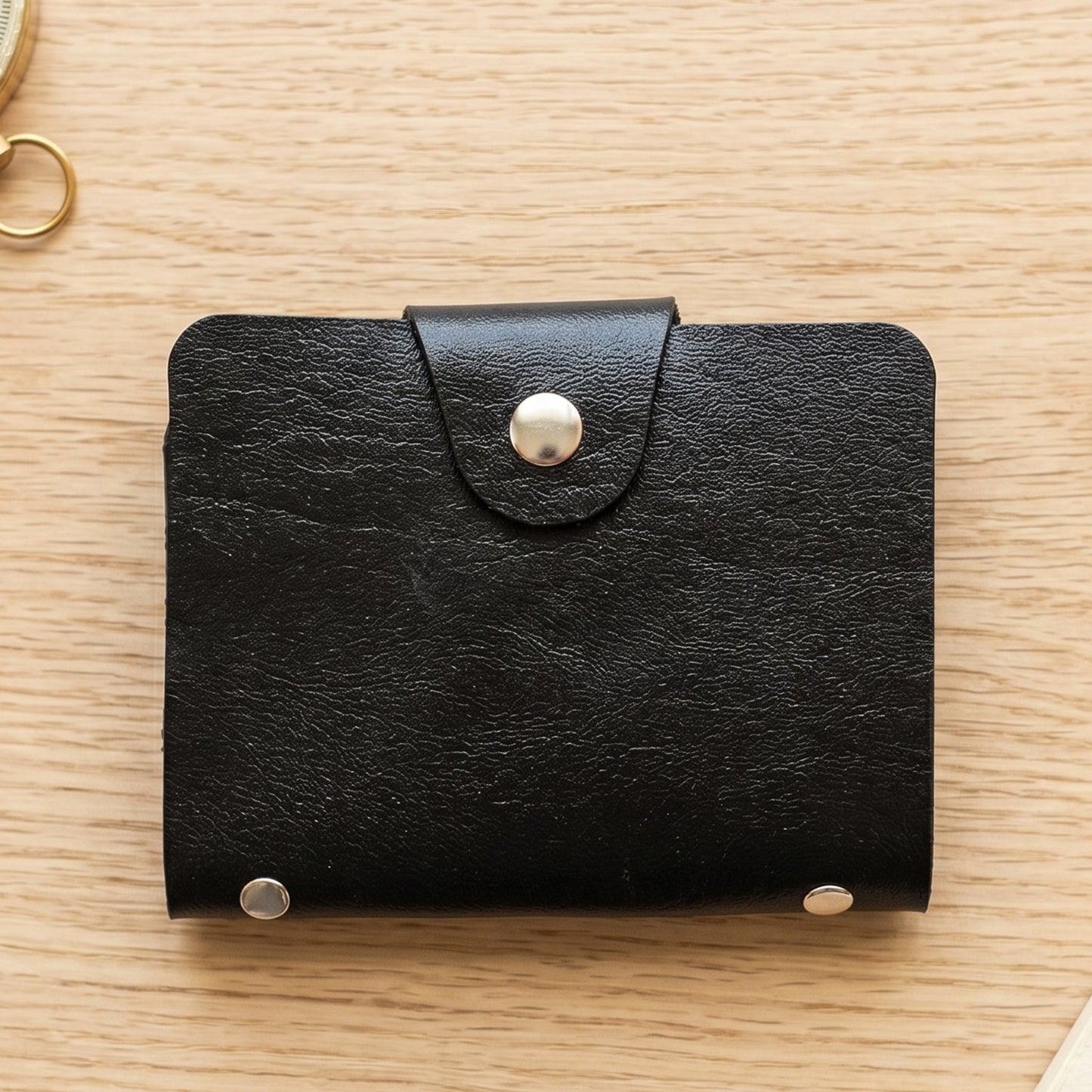 Business card organizer leather