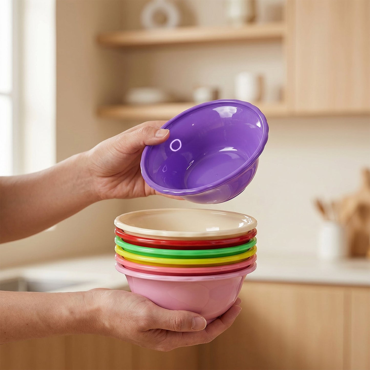 Serving bowls white bg