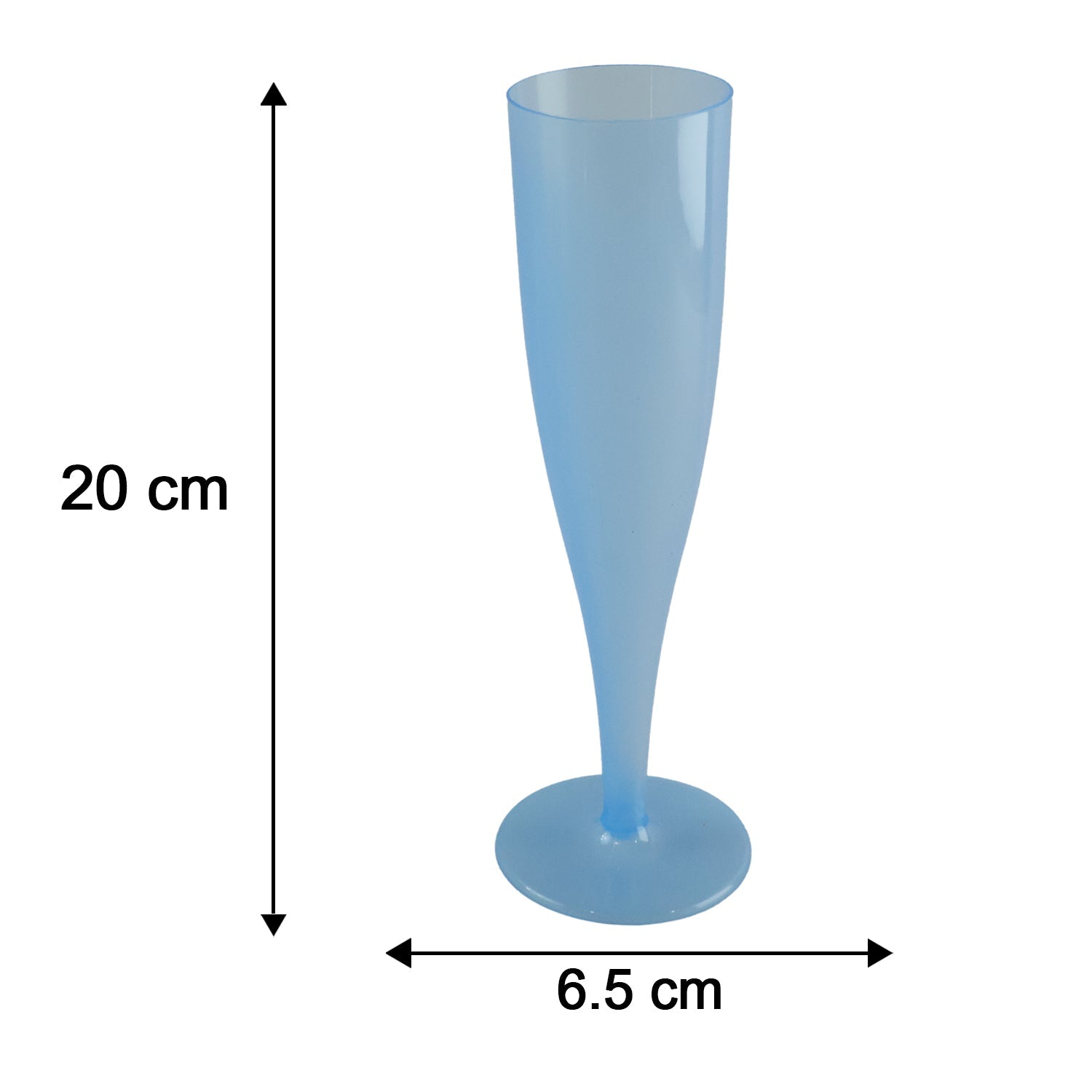 Shatterproof plastic wine glasses in bright colours, pack of 6