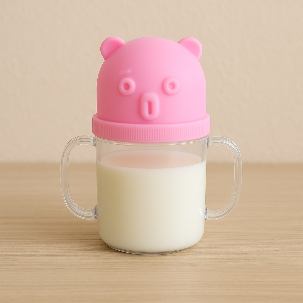 Baby Milk Sippy Mug – Leakproof 250ml Nursing Cup