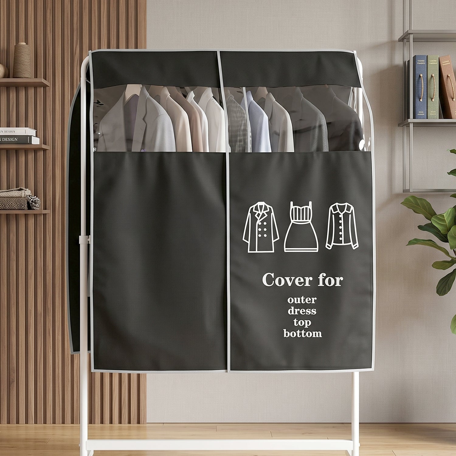Garment cover wardrobe use
