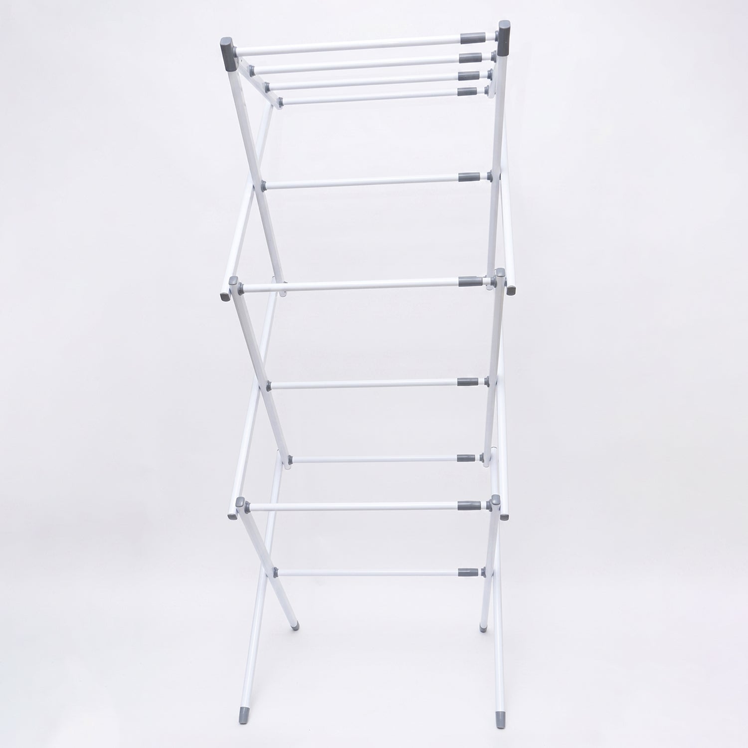 3 Tier Folding Clothes Drying Rack Laundry Cloth Dryer Stand for Balcony (1 Set) view 5