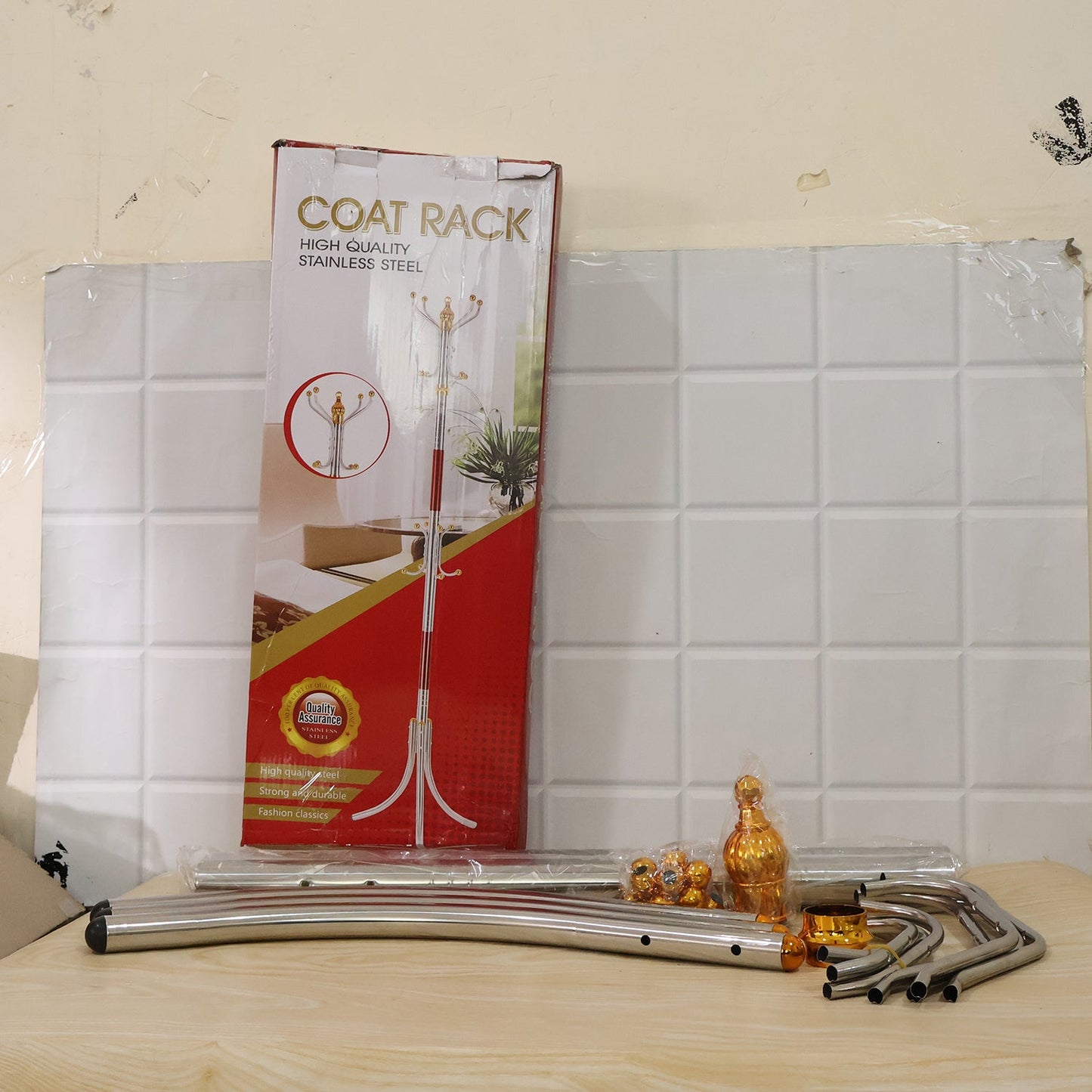Multi Hook Metal Cloth Hanger Stand for Clothes Organisation at Home (1 Pc)