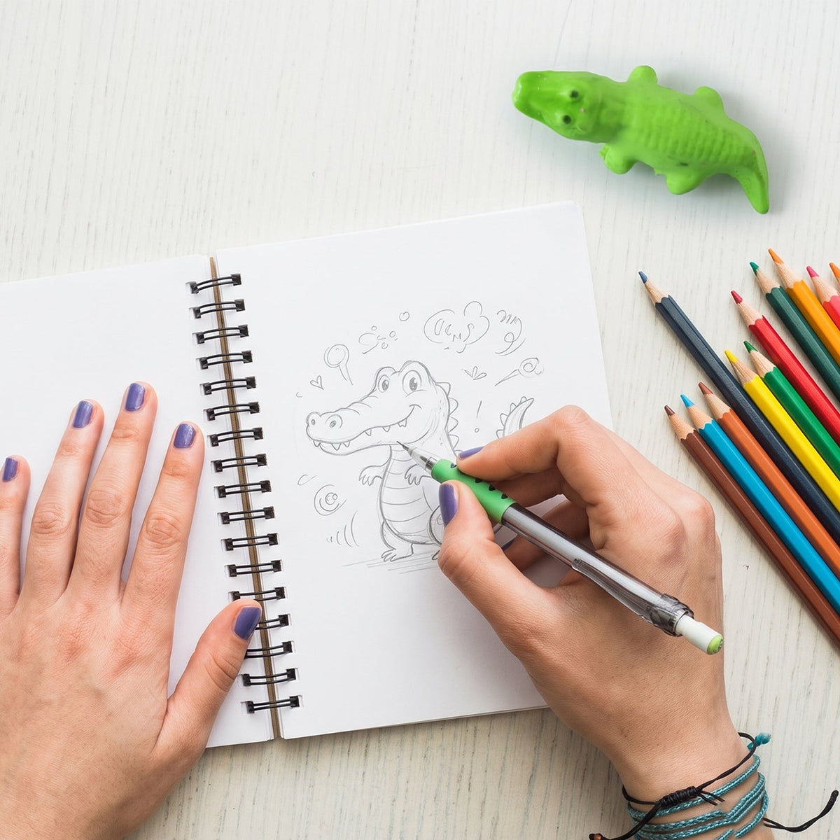 Animal Eraser for Kids – Cute & Educational Stationery – close-up