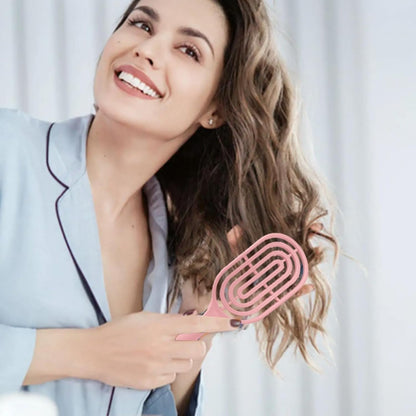 Detangling Hair Brush – Faster Drying & Gentle Scalp Massage – detail view