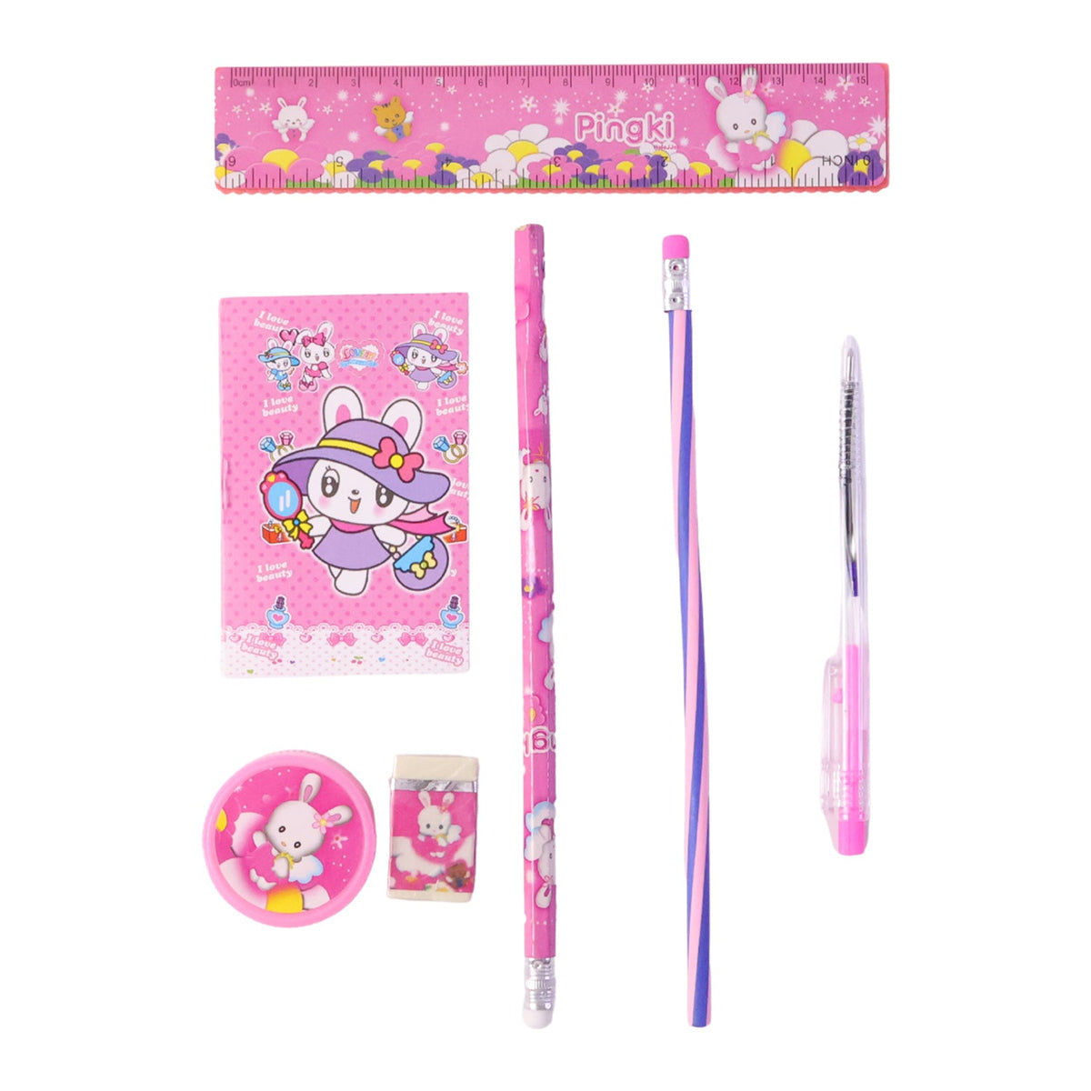 Kids Stationery set – Complete 7-in-1 Creative School – alternate view