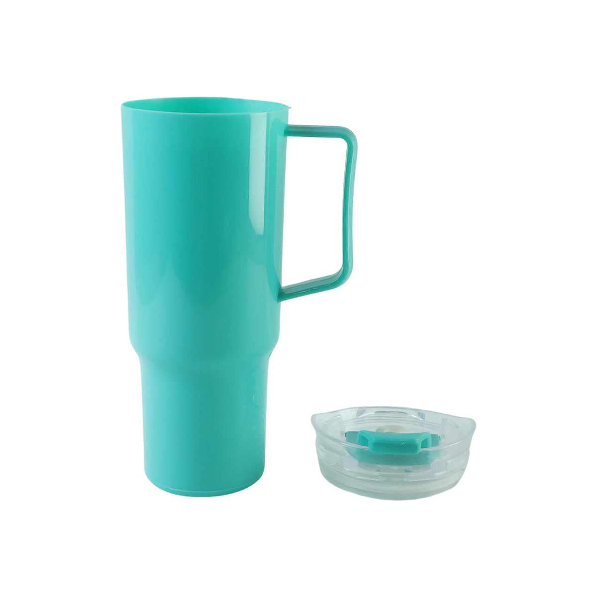 Office Desk Tumbler 1800 ml with Handle and Straw Lid – detail view