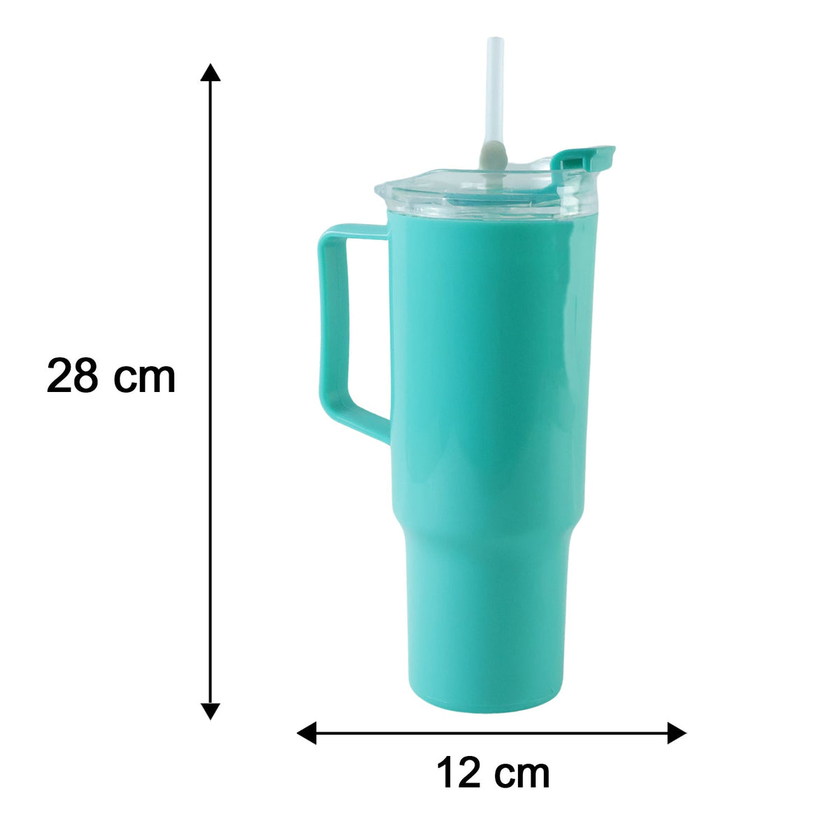 Office Desk Tumbler 1800 ml with Handle and Straw Lid – view 6