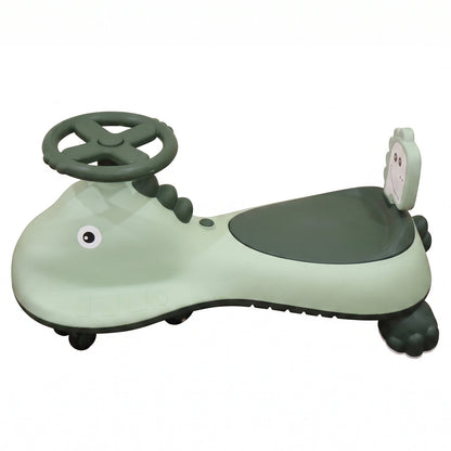 Kids ride on car with steering wheel and built in music