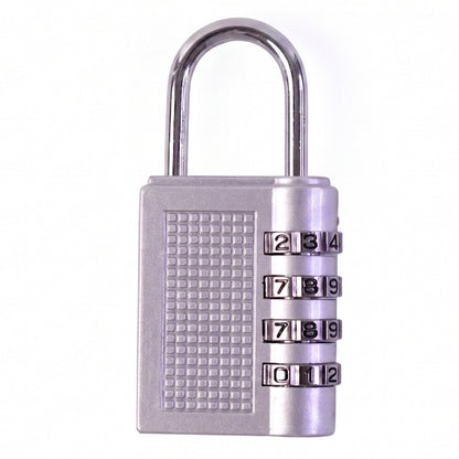 4 Digit Combination Padlock Resettable Number Lock for Luggage and Locker (1 Pc) view 5