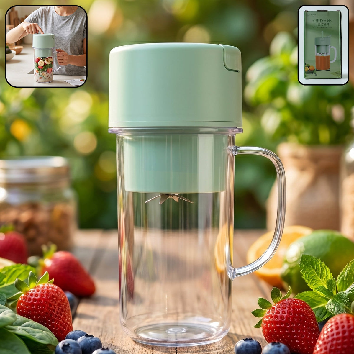 Portable Electric Juicer – Compact & Rechargeable