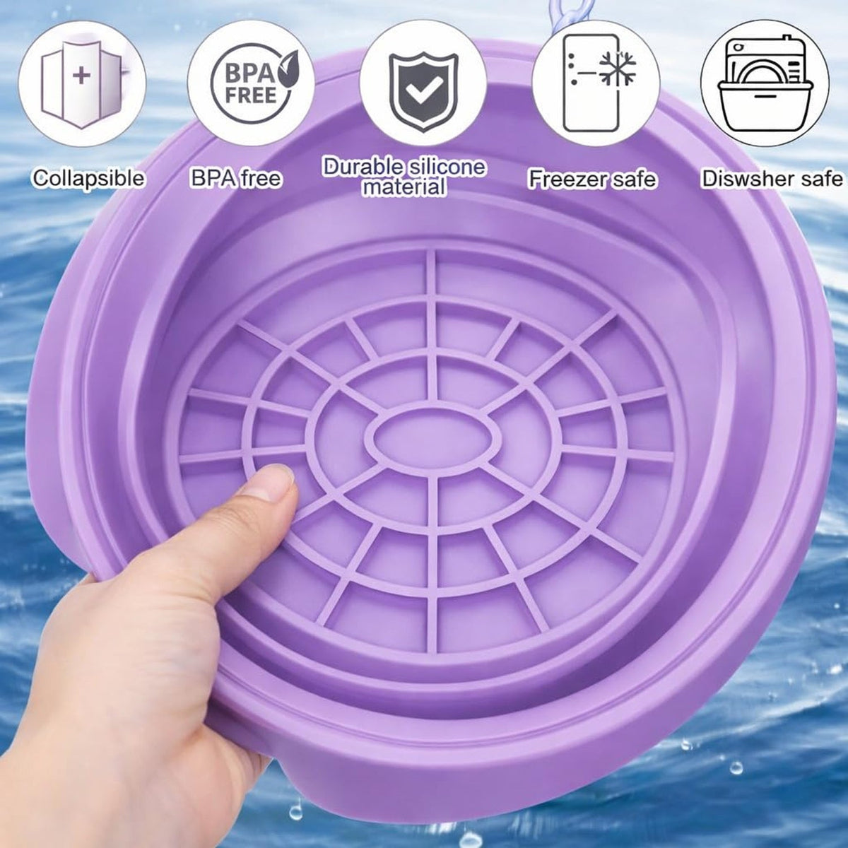 Facial Ice Bowl – Skin Tightening & Puffiness Reduction Tool – close-up