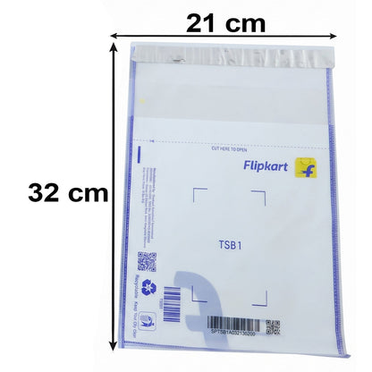 Tear resistant courier bags with pocket for documents