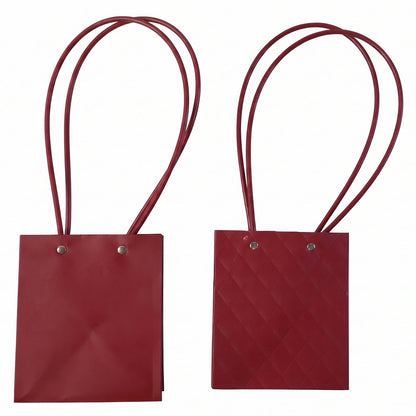 White background flower packaging bag