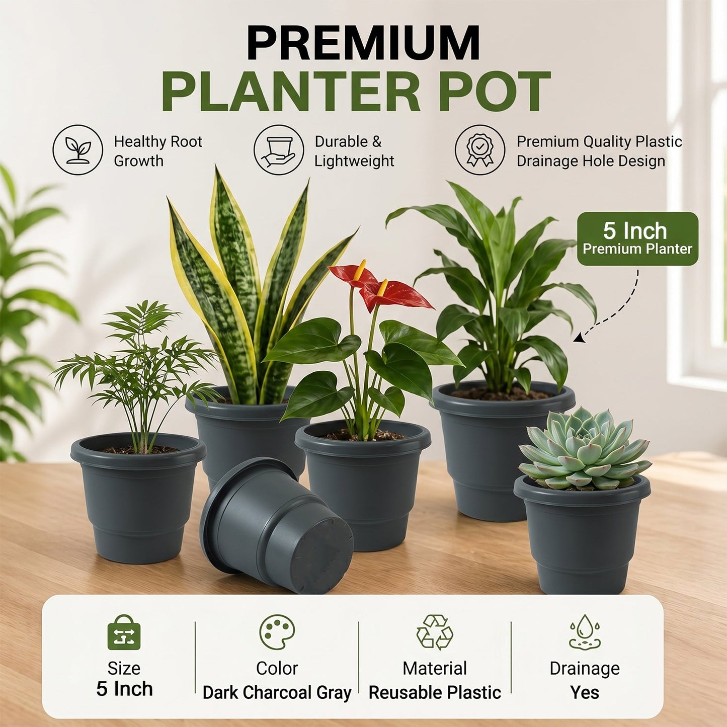 Flower pot design view