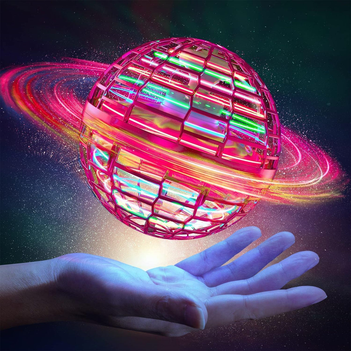 Flying Ball Toy – RGB Lights, 360° Rotation & USB – view 8