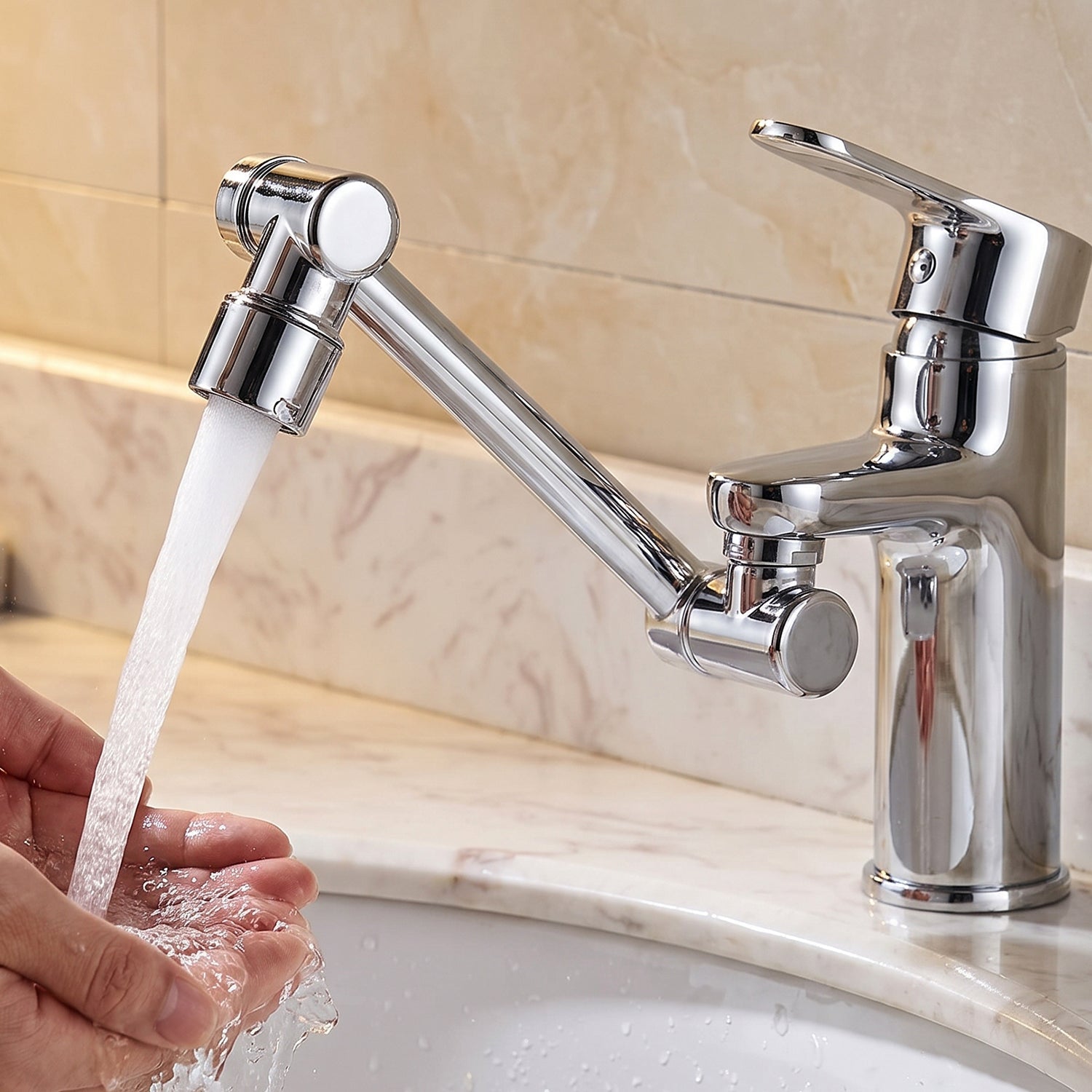 Anti splash swivel faucet head for kitchen sink taps