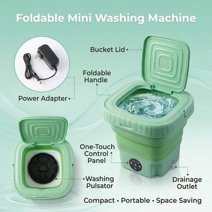Portable Washing Machine – Mini Folding Washer for Delicates – view 7