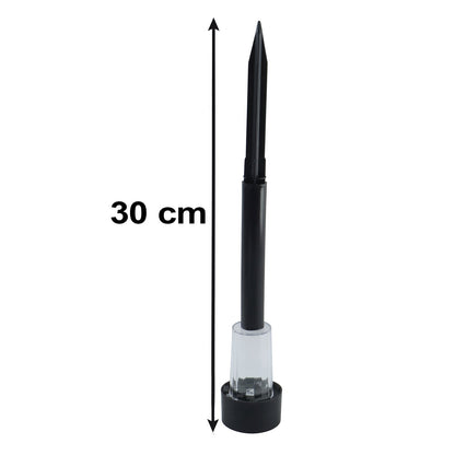 Solar pathway light panel charging