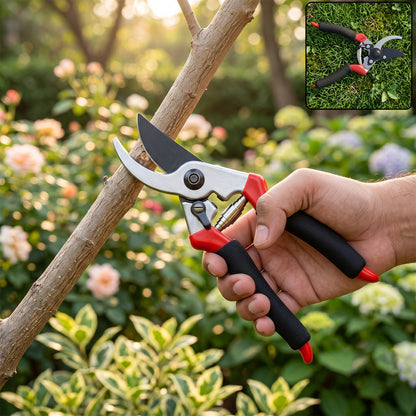 Flower Cutter Stainless Steel 21 Cm Sharp Shear for Flowers Plants (1 Pc)