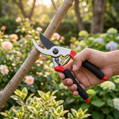 Garden Shear Stainless Steel 21 Cm Sharp Bypass Pruner for Plants (1 Pc)