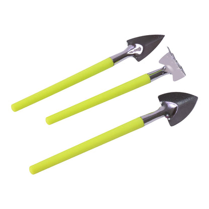 Top view of the entire Mini Gardening Tool Set arranged neatly on a surface.