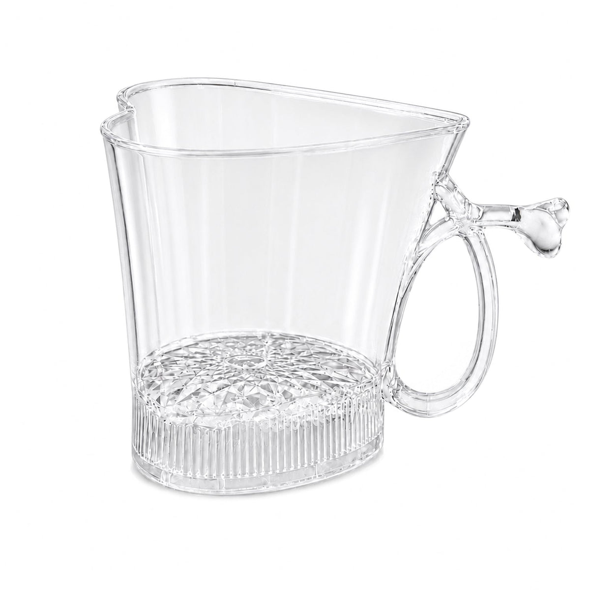 LED Glass Cup – Heart Shape Blinking Party Drinkware – alternate view