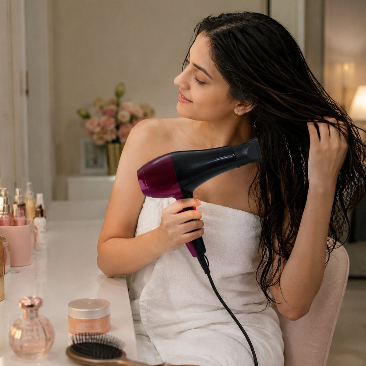 Professional Hair Dryer – High Power 2-Speed Salon Dryer – close-up