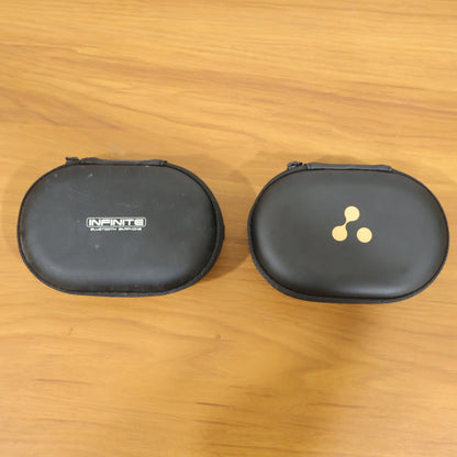 Zippered adapter and cable pouch close up