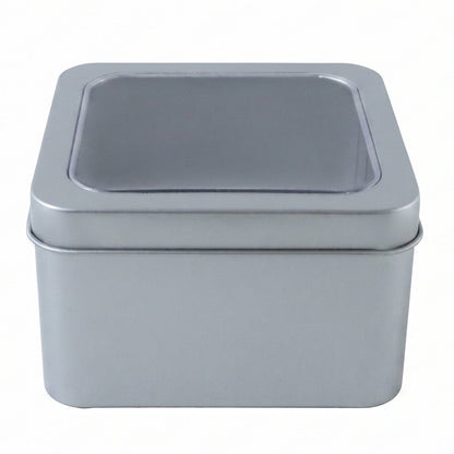 Tin box lid detail