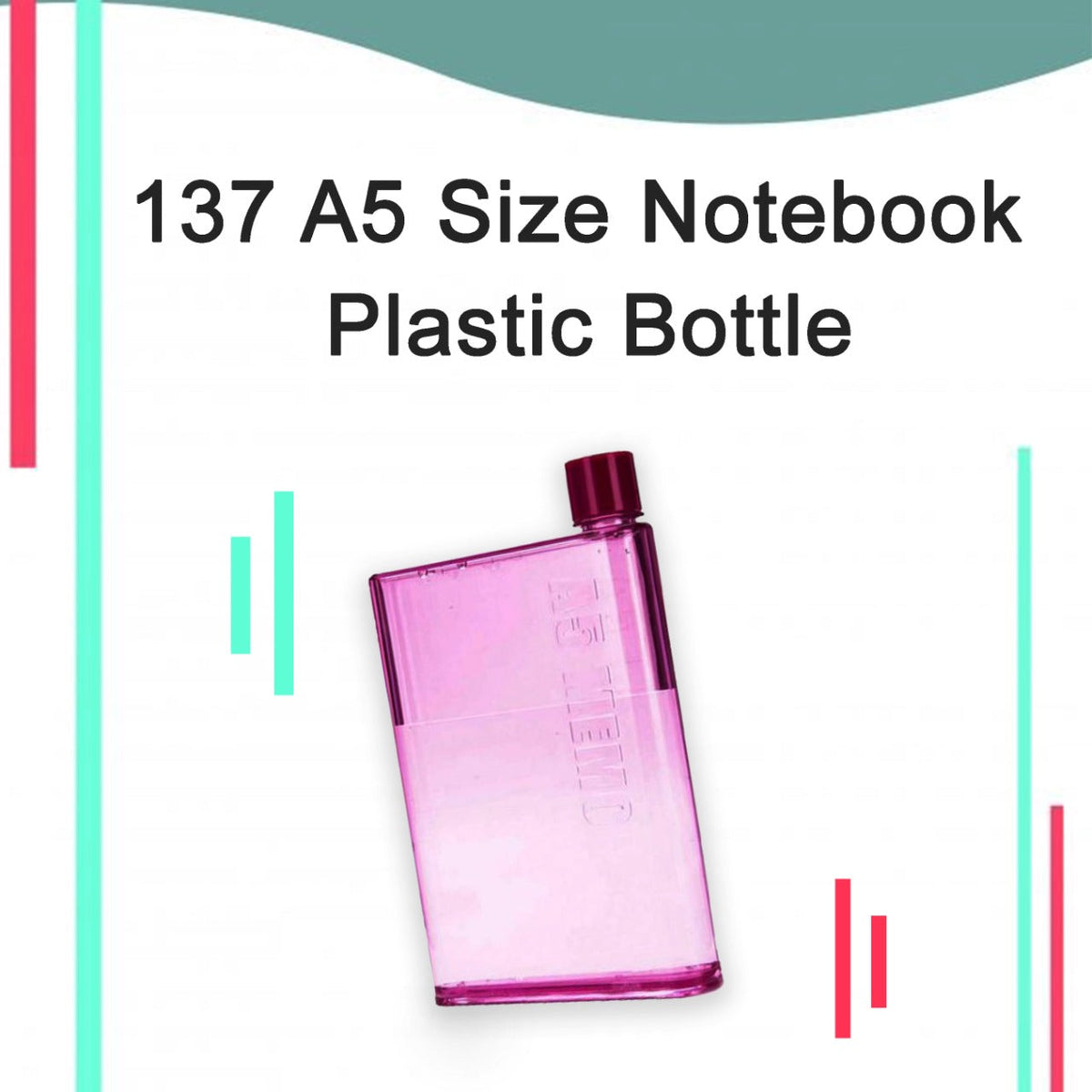 A5 Notebook Water Bottle – 400ml Slim & Leak-Proof – view 6
