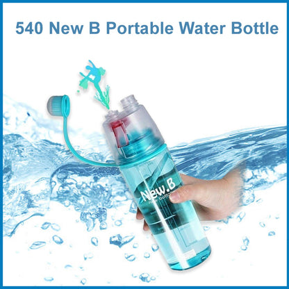 Spray Water Bottle – 600ML BPA-Free for Hydration – close-up