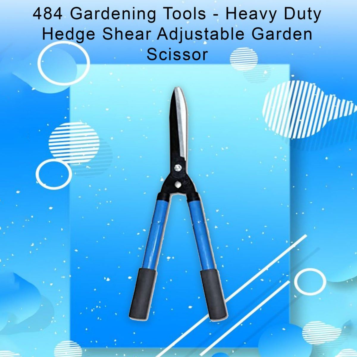 Hedge Shear – Adjustable Comfort Grip for Garden Pruning