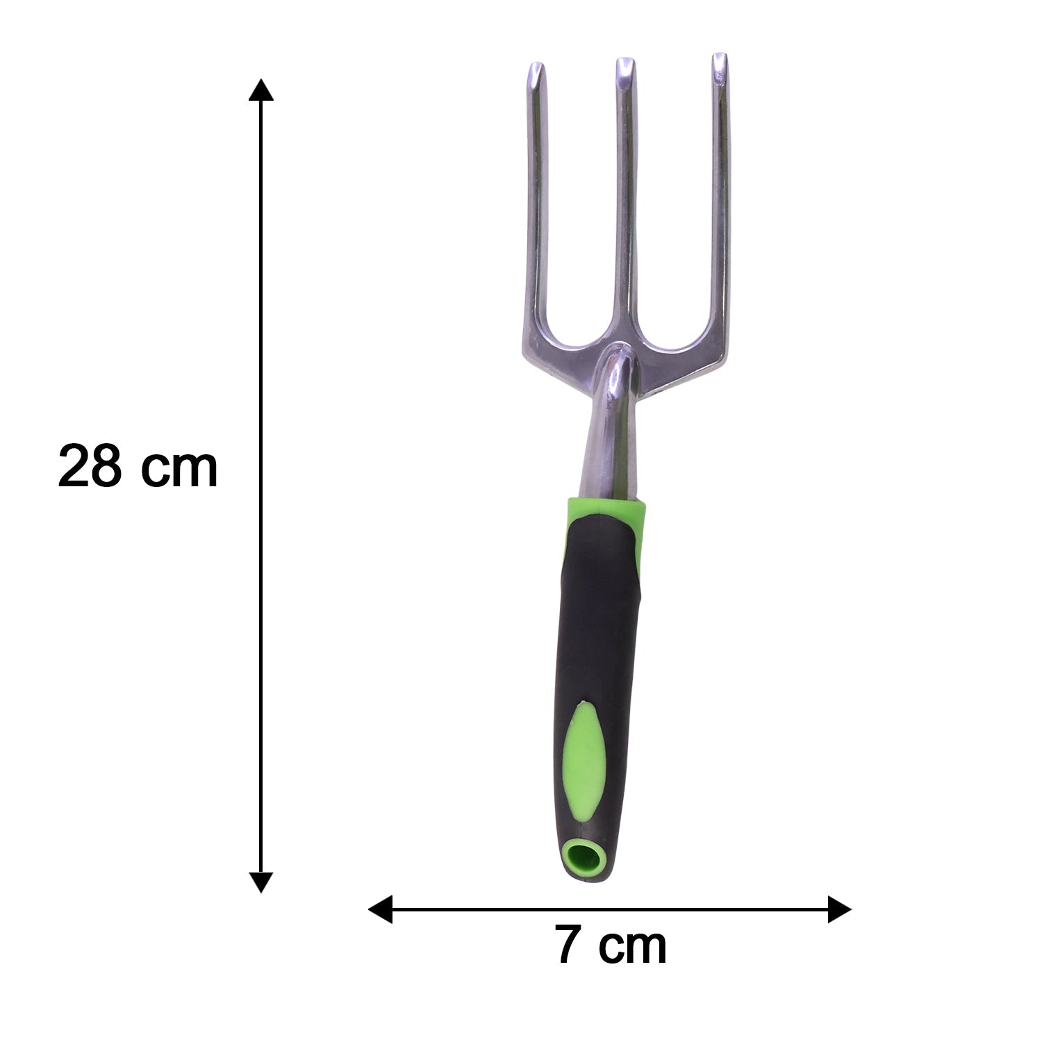 Sturdy 3 prong hand fork for beds, pots and vegetable patches