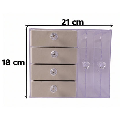 Elegant jewellery organizer for rings, studs and bracelets
