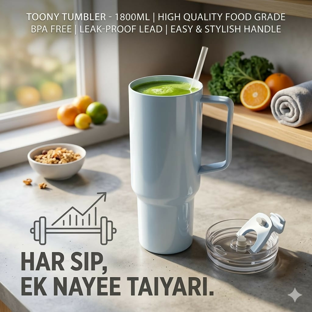 Travel Tumbler – Large 1800ml Capacity with Leak-Proof Lid – view 6