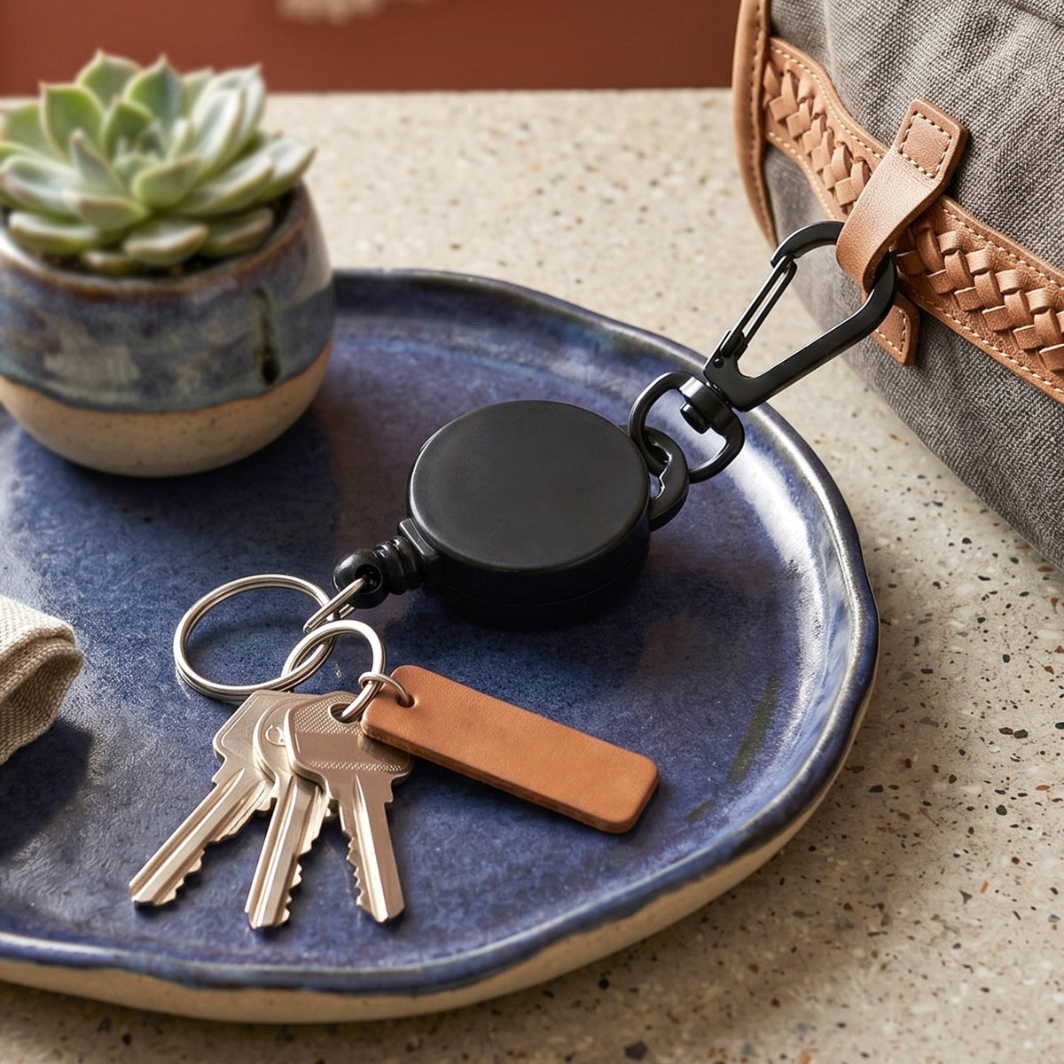 Retractable Keychain – Durable Anti-Lost with Clip – view 8