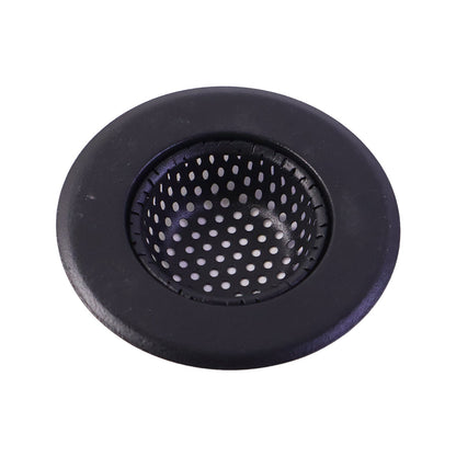 Sink hole filter basket for trapping food particles