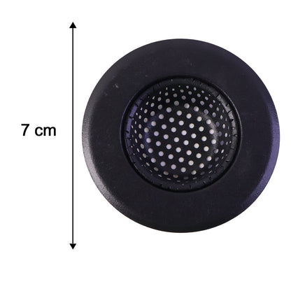 Durable steel sink strainer for kitchen and bathroom drains
