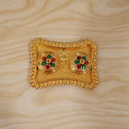 Rectangular kankavati daily use