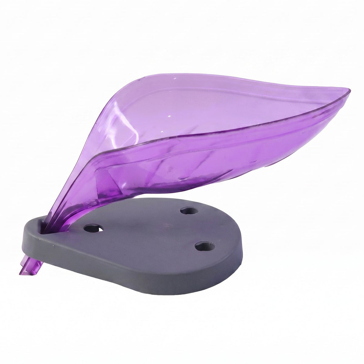 Leaf Shape Soap Tray – Self-Draining Holder – detail view