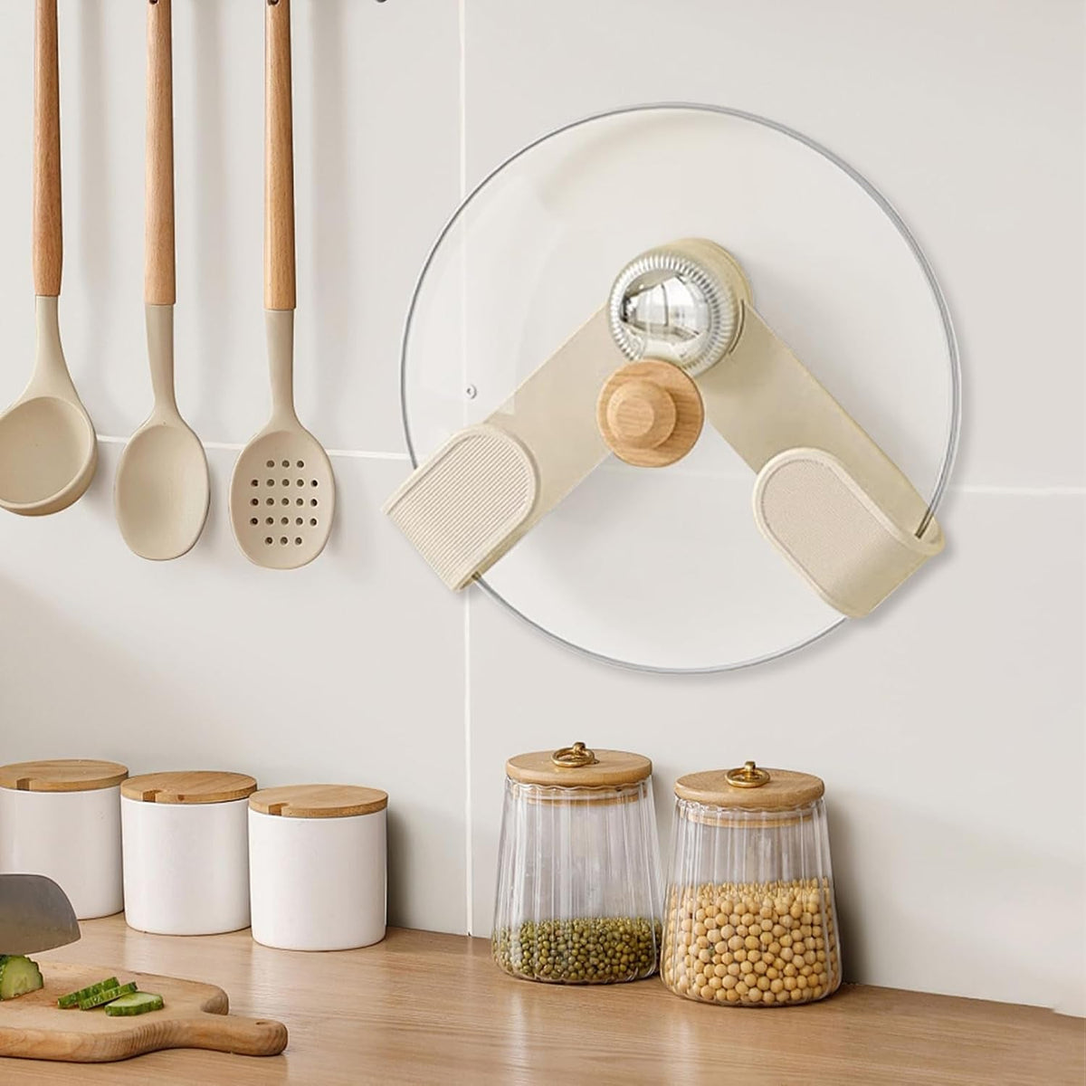 Adjustable Kitchen Pot Lid Holder – Space-Saving – view 7