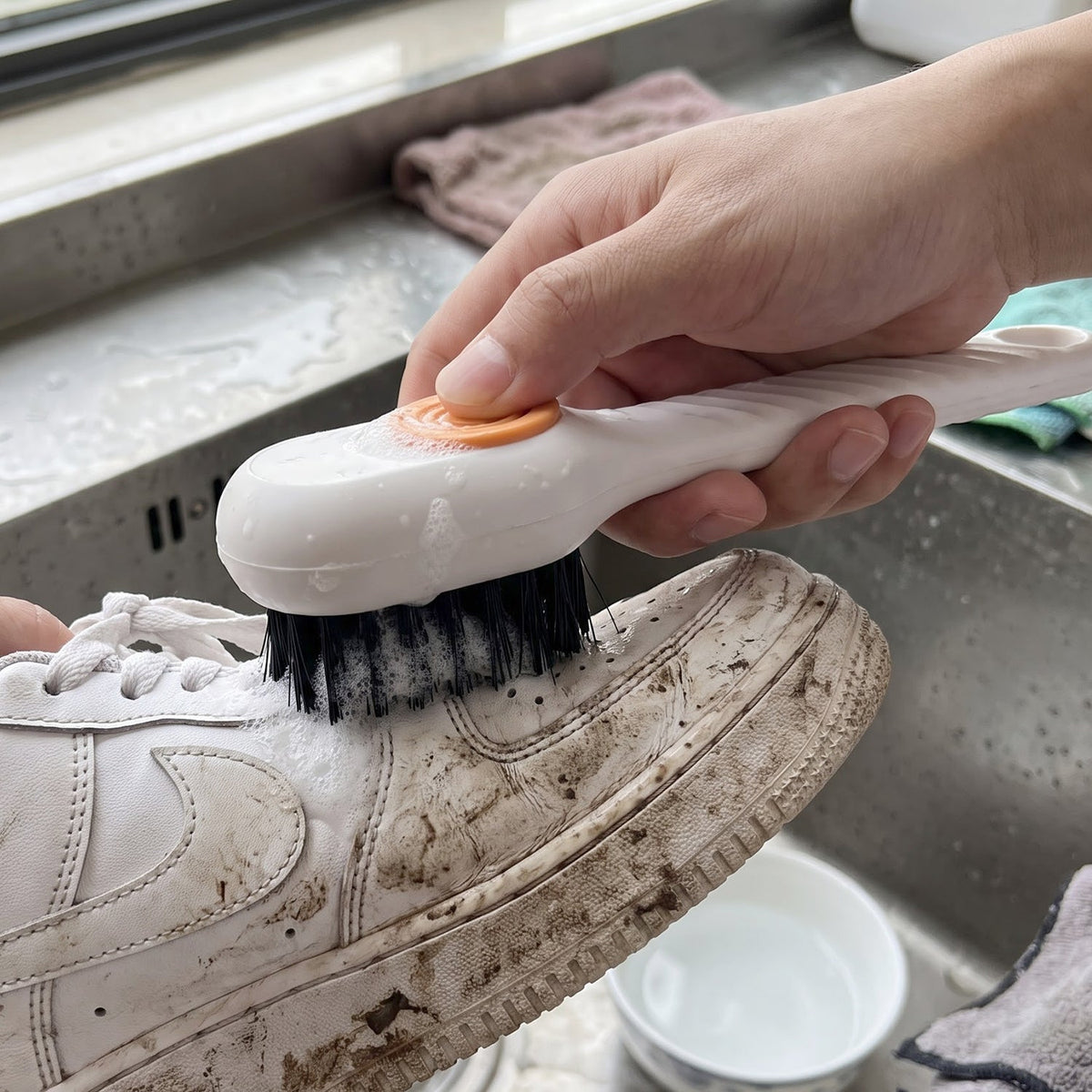 Scrubbing Brush with Dispenser – Multi-Purpose Cleaning – view 8